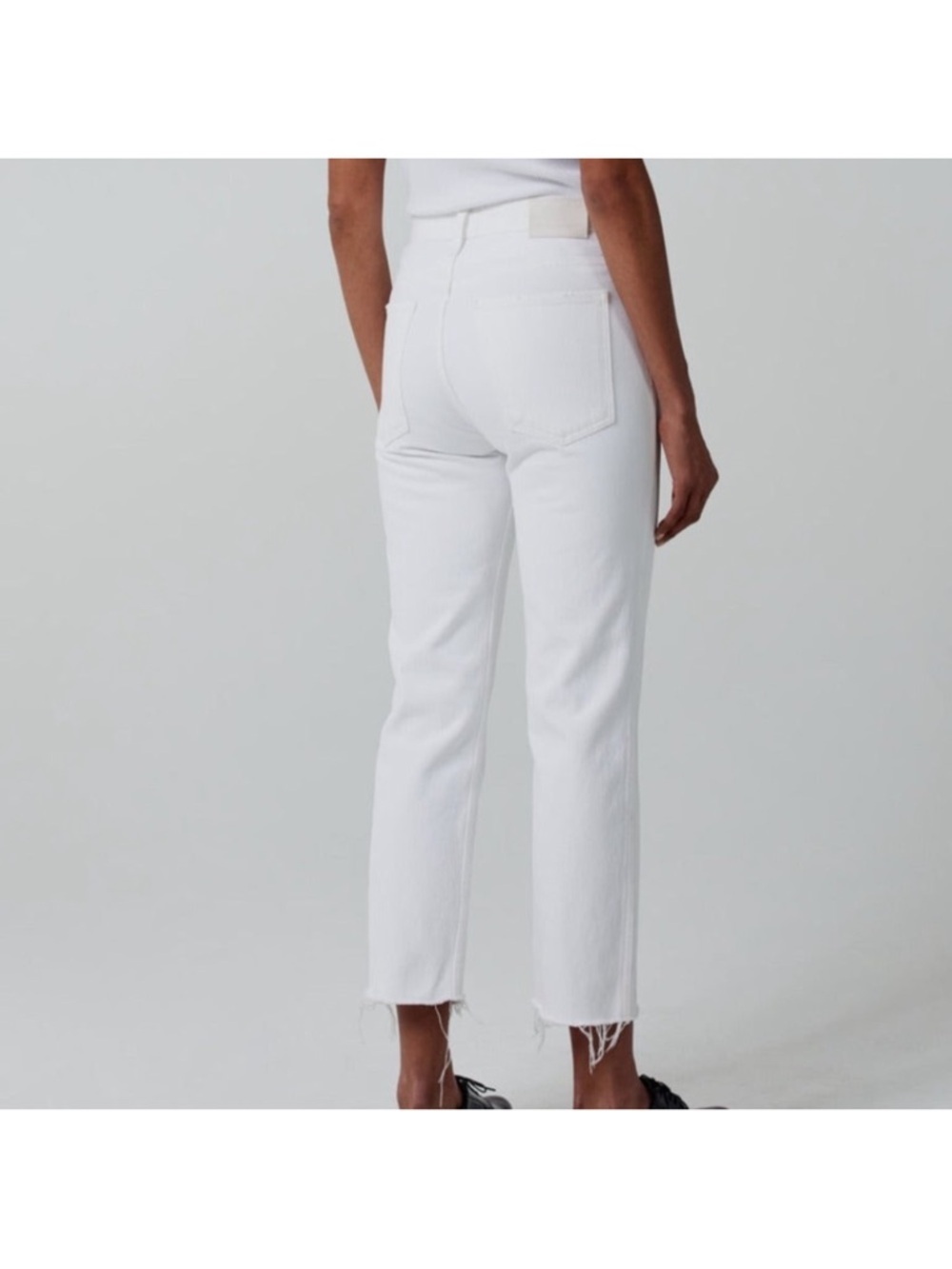Citizens of Humanity Daphne Crop White 30 Premium Vintage Denim - Picture 2 of 15